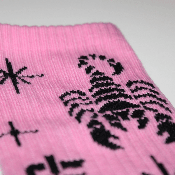 ROKFIT Crew Sock 'Pink Emperor' 1