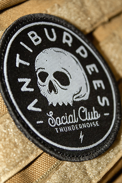 Thundernoise 'Antiburpees Social Club - Velcro' Patch