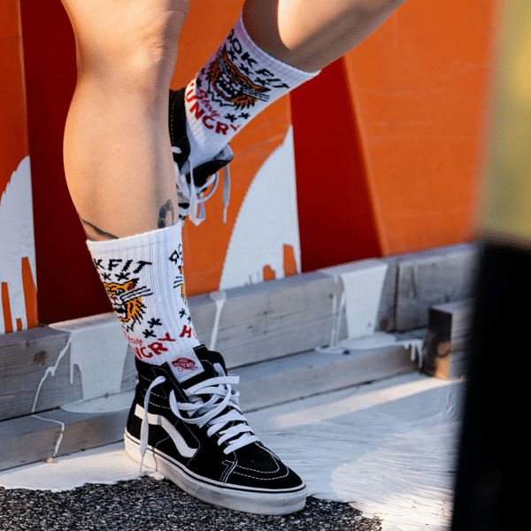 ROKFIT Crew Sock 'Stay Hungry' 4