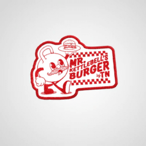 Thundernoise 'Mr. Kettlebell's Burger - Velcro' Patch